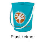 Plastikeimer Getränke Logo Werbung Werbeartikel